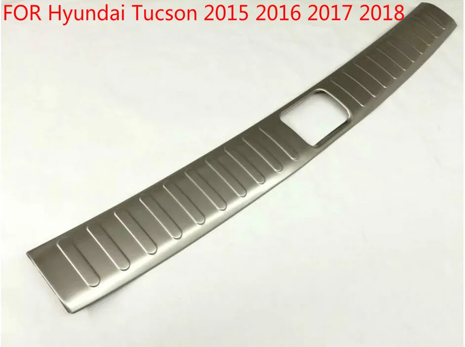 

Stainless Steel Interior Rear Trunk Scuff Plate Door Sill For Hyundai Tucson 2015 2016 2017 2018 Car-styling Car-covers