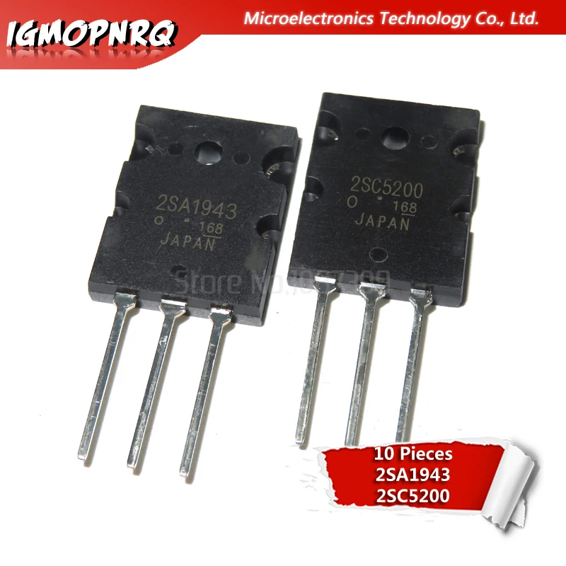 10 шт. 2SC5200 2SA1943 5 A1943 + C5200 новый оригинальный | Электронные компоненты и