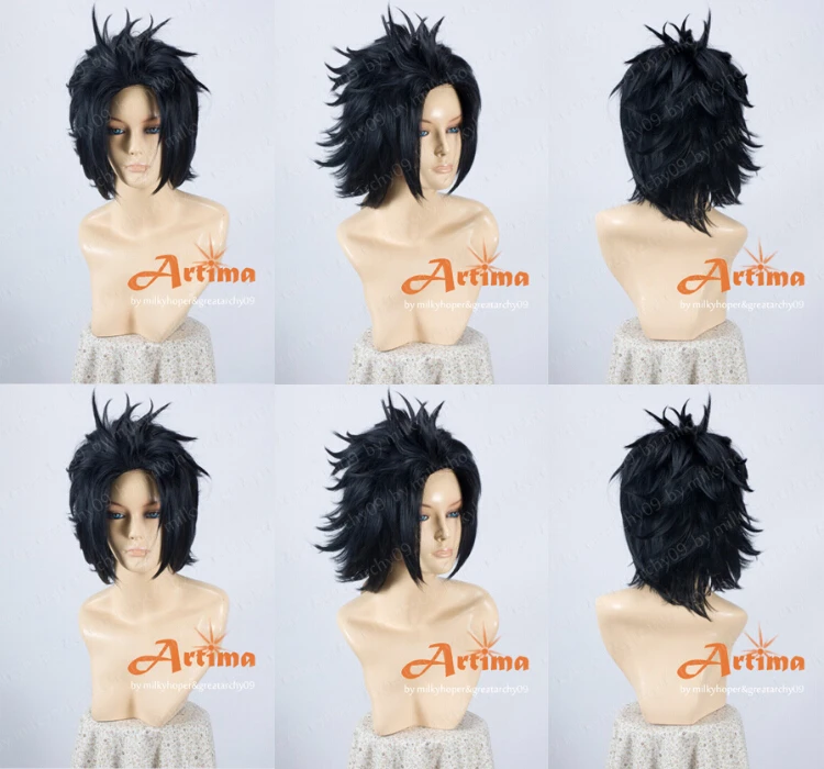 

Top Wig 2015 Fahion Style Final Fantasy FF7 Zack Fair Cosplay Wig Anime Wigs Heat Resistance Fibre Synthetic Hair + Free Wig Cap