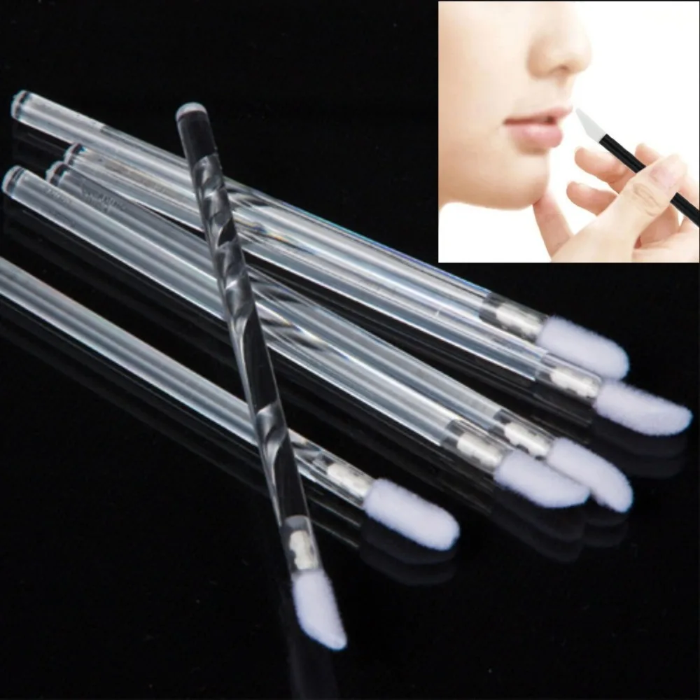 100Pcs/Lot Disposable Lip Brush Good Quality Women Soft Make Up Brush For Lipstick Lip Gloss