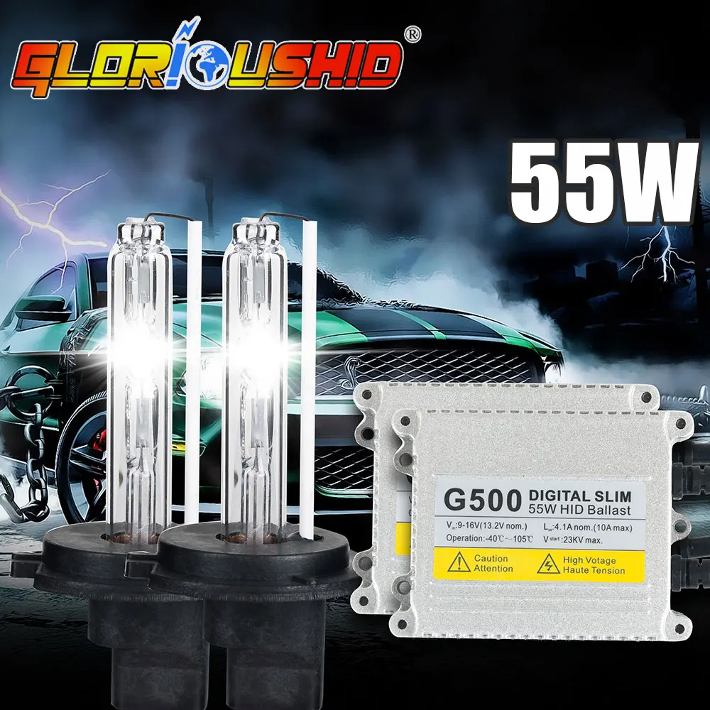 

H3 xenon HID KIT Slim G500 55W 12v AC H3 4300K 5000K 6000K 8000K 55W