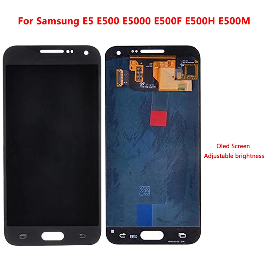 ЖК экран Super AMOLED для Samsung Galaxy E5 E500 E500F E500H E500M дисплей с сенсорным экраном и