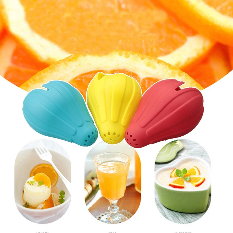 

Hand Pressed Lemon Squeezer Silicone Juice Extractor Manual Fruit Juicer Kitchen Accessories Random Color