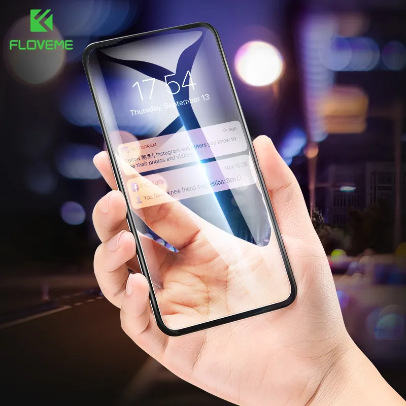 FLOVEME HD ясно Защитная Стекло для iPhone XS Max XR Экран протектор ультра тонкий