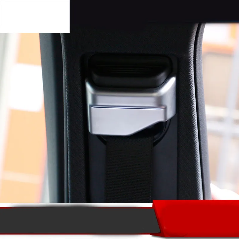 

Car Safety belt decorative frame For Mercedes Benz B class GLA CLA 180 200 260 GLC Interior Refit Sequin Car styling