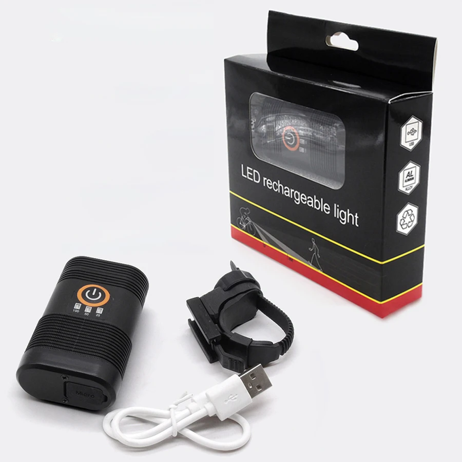 NEWBOLER 2200 мАч 800 Люмен USB фонарик для велосипеда двойной T6 светодиодный передний светильник велосипедный головной светильник водонепроницаемый флэш-светильник для велосипеда
