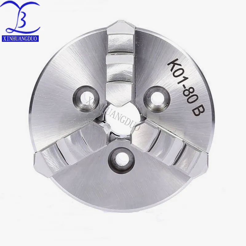 

K01-80B 3 Jaw Lathe Chuck Self-Centering 3" CNC K01 80B M5 Hardened Steel for Wood Lathe 3 Jaw Manual Lathe Chuck