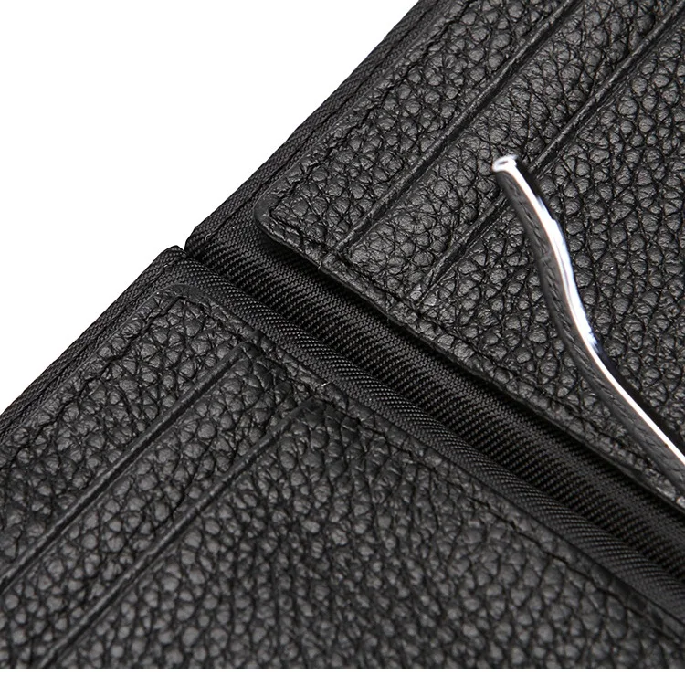 Бренд rfid мужской женский кожаный бумажник деловой классический дизайнерский женский короткий тонкий кошелек качественный кредитный футляр для удостоверения личности Кошелек