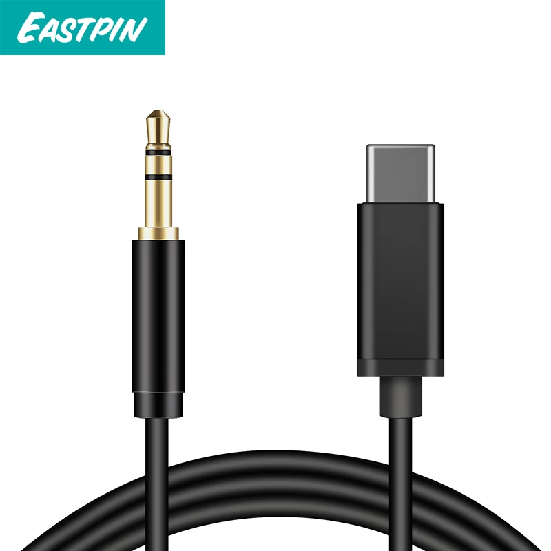 

USB C Male to 3.5mm Male Extension Headphone Audio Stereo Cord Car Aux Cable Compatible Google Pixel 3/3 XL/2/ 2XL, Moto Z More
