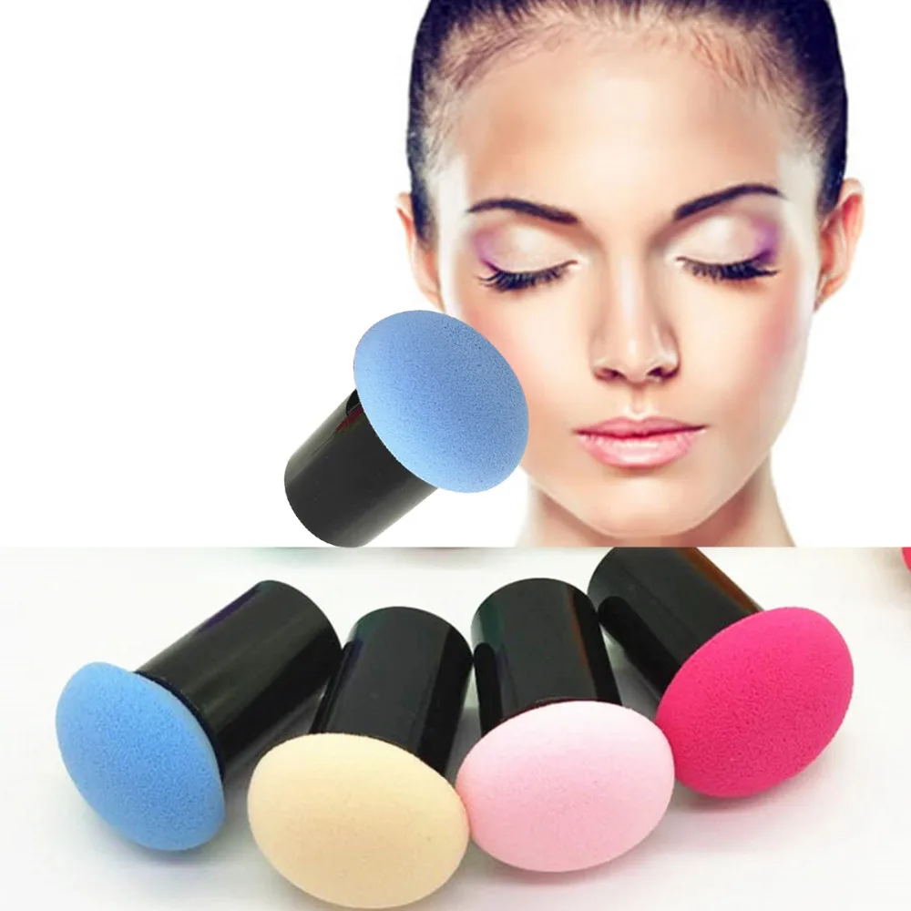 

Mini Cute Mushroom Latex sponge brush Cosmetic Soft Elastic Sponge Blending Face Foundation Blender makeup brushes RANDOM COLOR