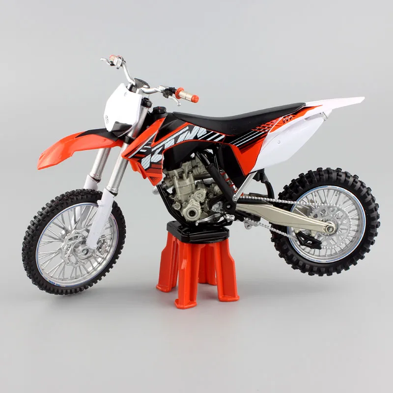 1 12 весы детей KTM 350 SXF Мотокросс Мотоцикл литая металлическая модель superbike sport race Байк игрушечные лошадки для мальчика Коллекция