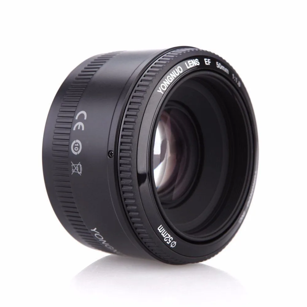 YONGNUO YN фиксированный EF YN50mm/YN35mm апертура AF Автофокус Объектив камеры 1:1. 8 стандартный основной объектив для Canon EOS