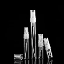 5 шт. мини многоразовые флаконы для духов стеклянная бутылка для образцов пустые флаконы с распылителем бутылки косметический упаковочный контейнер