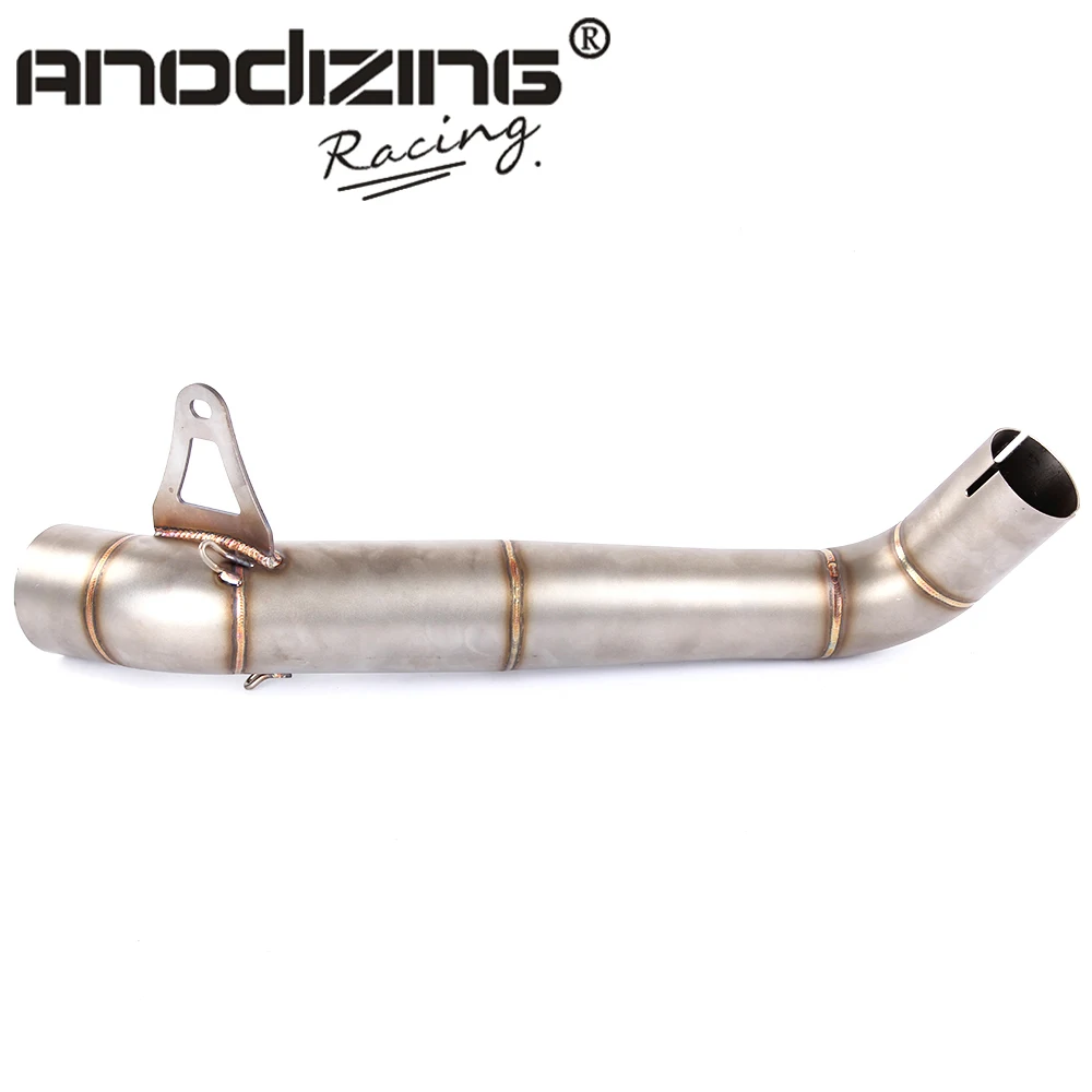 Motorcycle 61mm Exhaust middle pipe for HONDA CBR1000RR 2008 2016 Slip