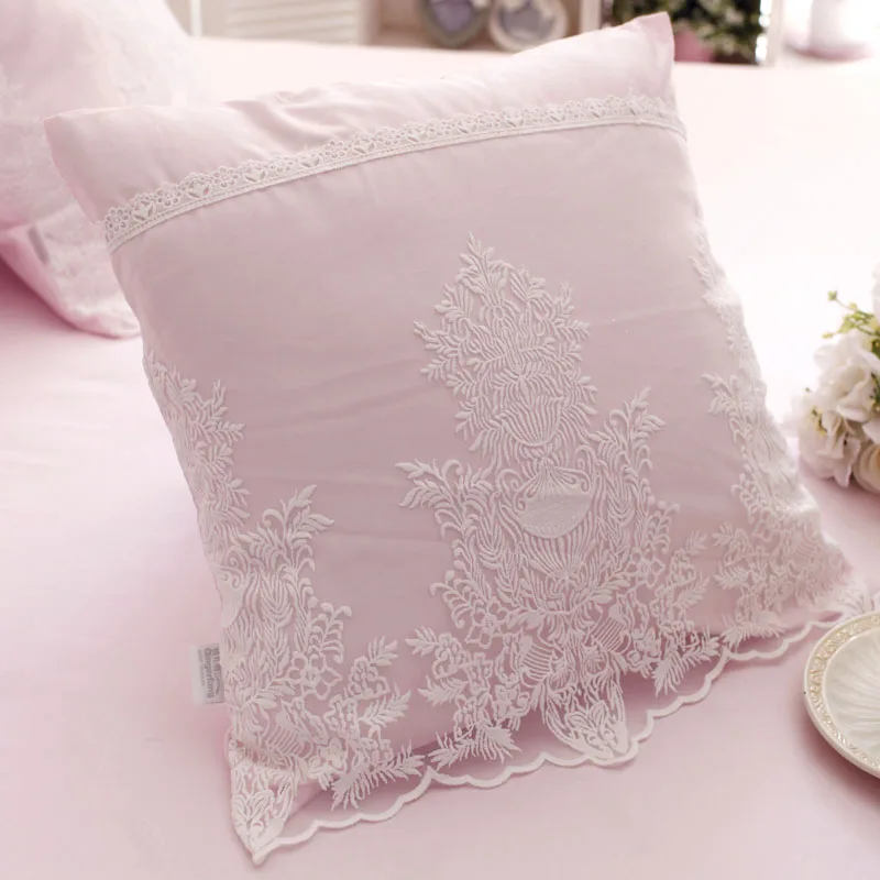 

New lace princess cushion pillow cover Korea Cushion Pillow case girl home room sofa bed car Dec square wholesale FG977