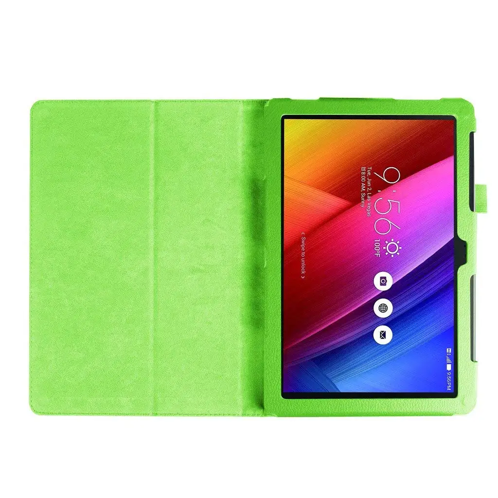 Для Asus ZenPad 10/Z300 Z300C Z300CL Z300CG Z300M Z301 Z301ML 10," дюймовый планшетный чехол откидной держатель из искусственной кожи чехол с автоматическим включением