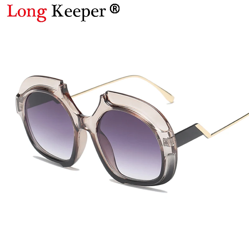 

New Brand Designer Big Round Sunglasses Women 2018 Vintage Summer Style Oversized Sun Glasses Women Shades High-grade Sunglass