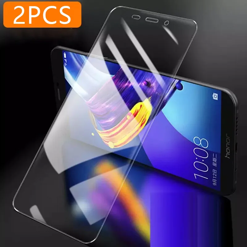 

2pcs Tempered Glass Honor 6c Pro Protective Glass Screen Protector Phone Film Safety Tremp On For Huawei Honer Hono 6 C C6 6cpro