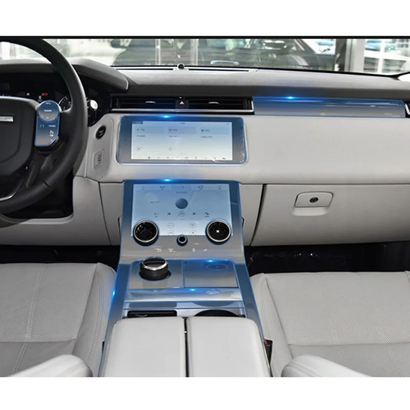 Защита интерьера для Range Rover Velar прозрачные рекламные наклейки из ТПУ range rover