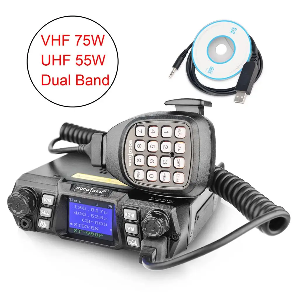 Мобильный радиоприемник VHF UHF двухдиапазонный четырехдиапазонный автомобильный