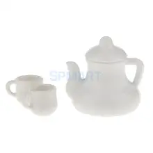 1:12 Кофе Чай Чашки и горшок набор Куклы дом Миниатюрный Интимные аксессуары