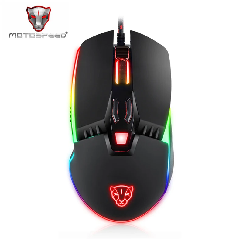 Motospeed V20 оптический эргономический игровой мышь игровая для ноутбука ПК