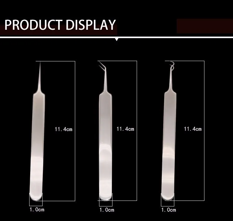 3 шт./упак. игольчатый Пинцет для прыщей угрей прыщи удаление уход за кожей лица Инструменты для черных точек удаление акне