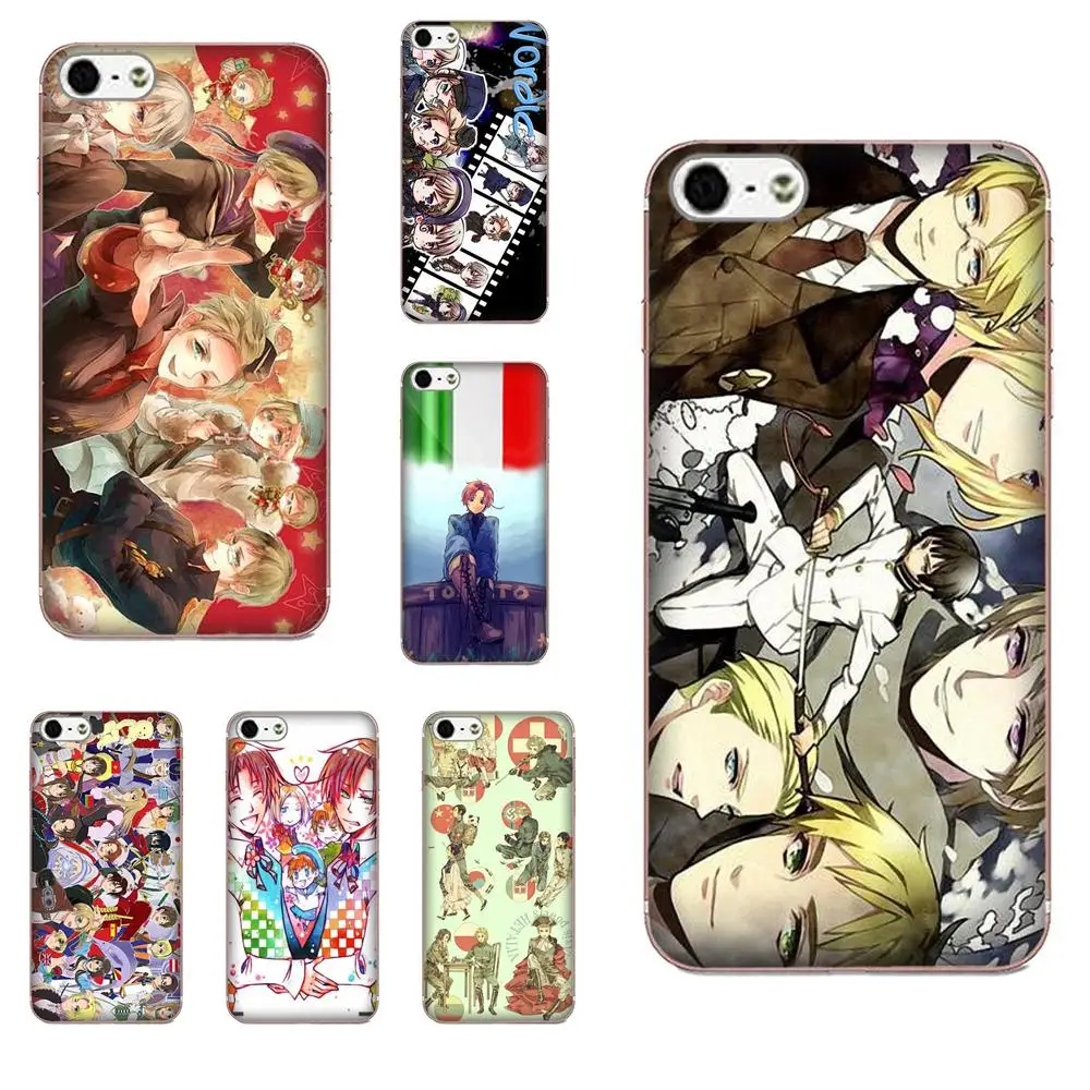 Axis Powers Hetalia для Apple iPhone X XS Max XR 4 4S 5 5C 5S SE 6 6S 7 8 Plus Новый чехол телефона Fundas Cover |