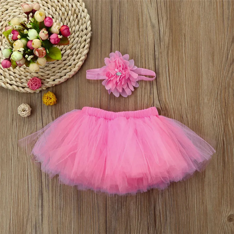 Summer Baby Girls Clothes Baby Girl Skirt Newborn Baby Girl Solid tutu