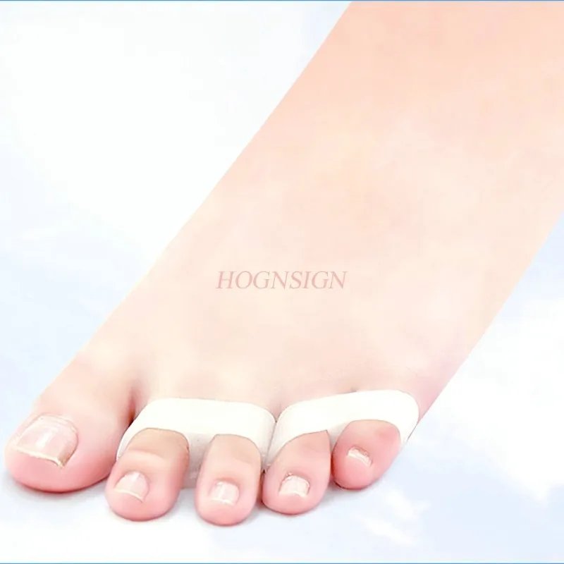 Overlapping toe separator hallux valgus toe pad double ring toe device hallux valgus correction daily use