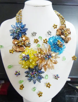 

Perfect!!!!!!Classic crystal flower necklace