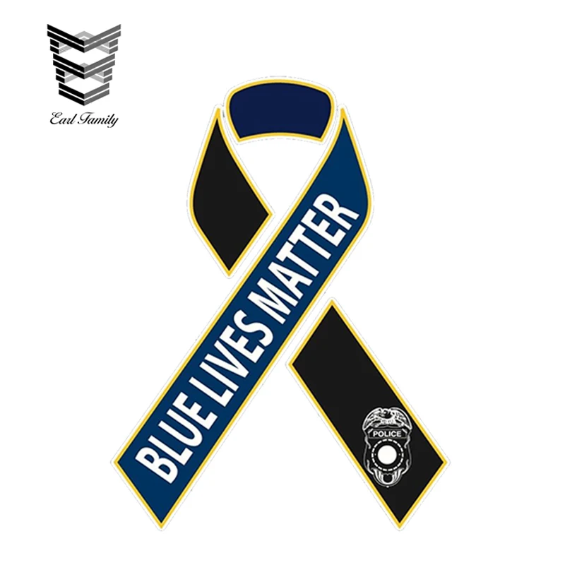 EARLFAMILY 12 см x 9 наклейка на автомобиль Blue Lives 8 дюймов окно правоохранительных