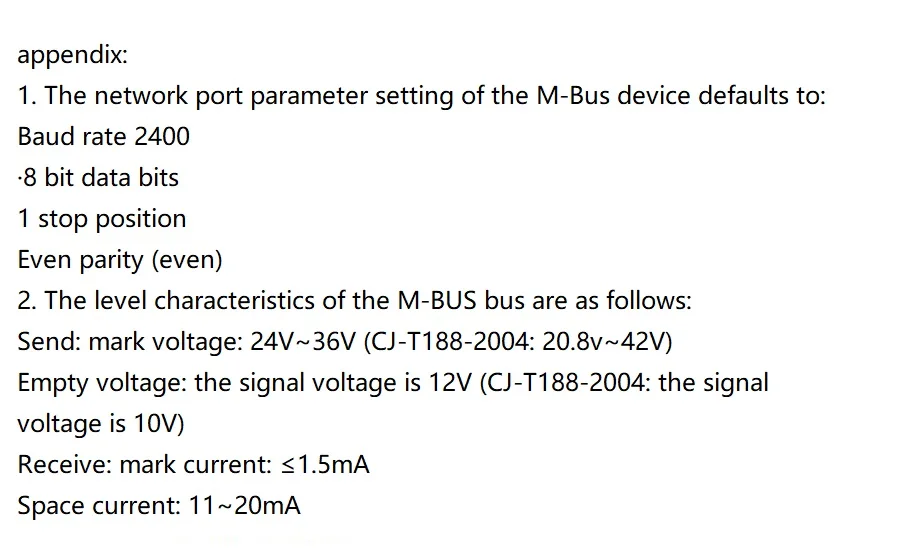 MBUS/M-BUS/Meter-BUS to Ethernet Physical layer Converter 20 Load TZ-MN-104