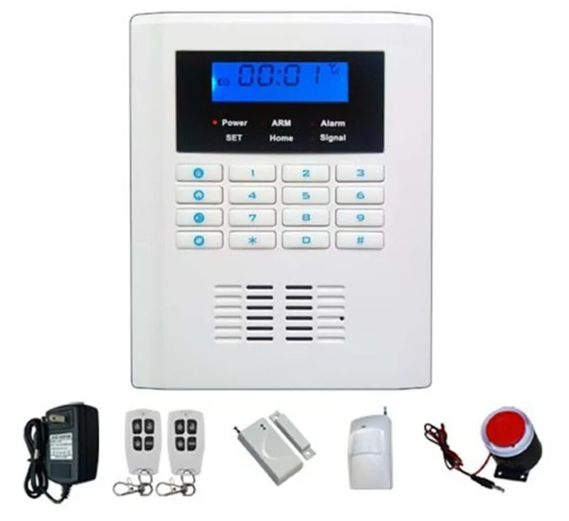 Dual Network GSM/PSTN Security Alarm System 101 Zones LCD Display Alarm ...