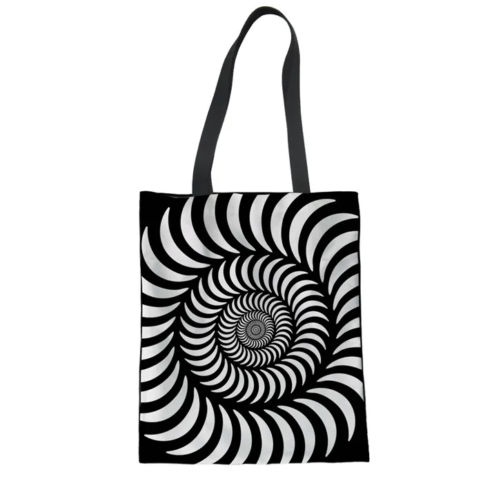 Бесшумные дизайнерские сумки большой емкости повседневные сумки повседневные женские сумки на плечо женские многоразовые сумки для покупок черные белые сумки - Цвет: CC3595Z22