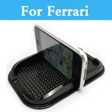 Нескользящие коврики коврик держатель для телефона, с gps-системой Non-slip Коврик для феррари 488 GTB 575 м 612 Калифорния F12berlinetta F430 FF LaFerrari