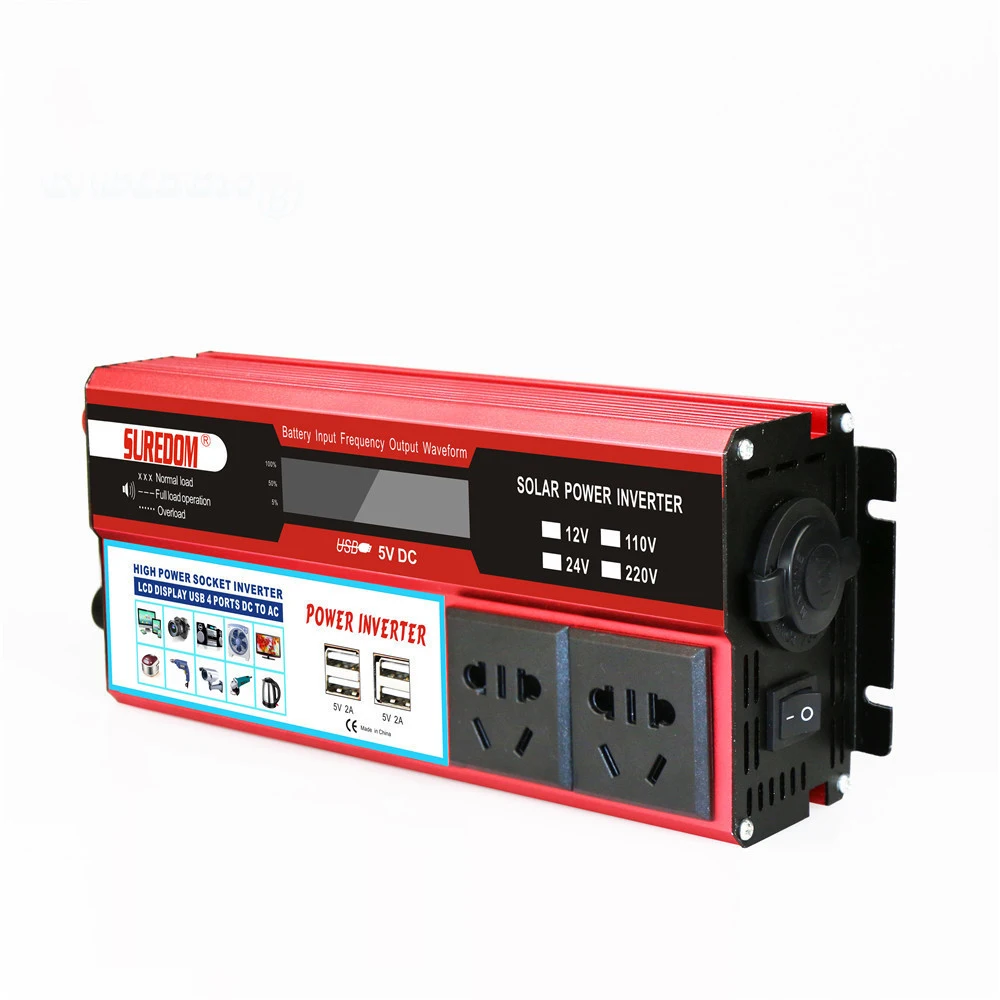 

1000w Modified Sine Wave Power Inverter Car Vehicle Inverter Solar Power Converter Multifunctional Voltage Transformer Charger