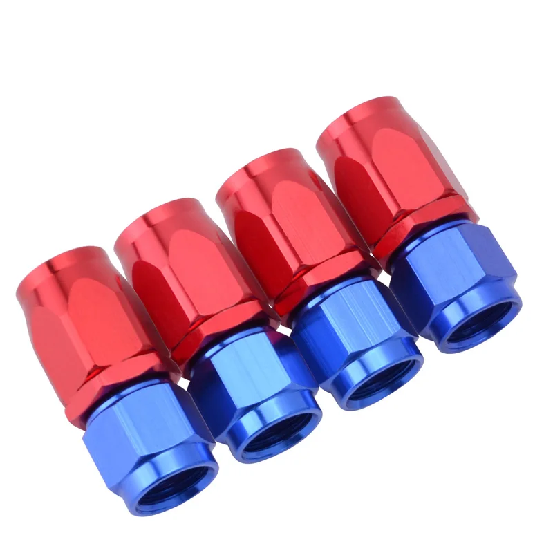 2PCS AN6/8/10-6AN Red-Blue Universal 90 Degree Swivel Hose End Fitting/Adaptor 2PCS AN6/8/10-6AN Red-Blue Universal 90 Degree Swivel Hose End Fitting/Adaptor