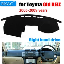 Приборной панели автомобиля Обложка Коврик для TOYOTA старый REIZ 2005-2009 лет правым dashmat pad Даш коврик охватывает аксессуары Приборной Панели