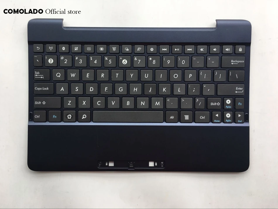 Английский США клавиатура с C оболочки для ASUS TF300 TF300T темно-синий с Упор для рук topcase ноутбук раскладка клавиатуры США