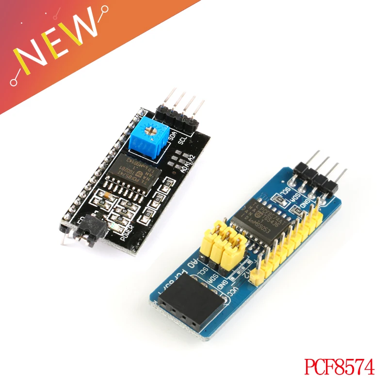 

IIC I2C TWI SPI Serial Interface Board Port For Arduno 1602 2004 LCD LCD1602 Adapter Plate LCD Adapter Converter Module PCF8574