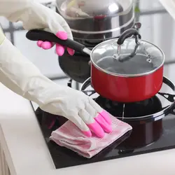 1 пара 2018 продажа Акула прочный Водонепроницаемая Бытовая перчатка теплые перчатки для мытья посуды водяная пыль стоп резиновые перчатки