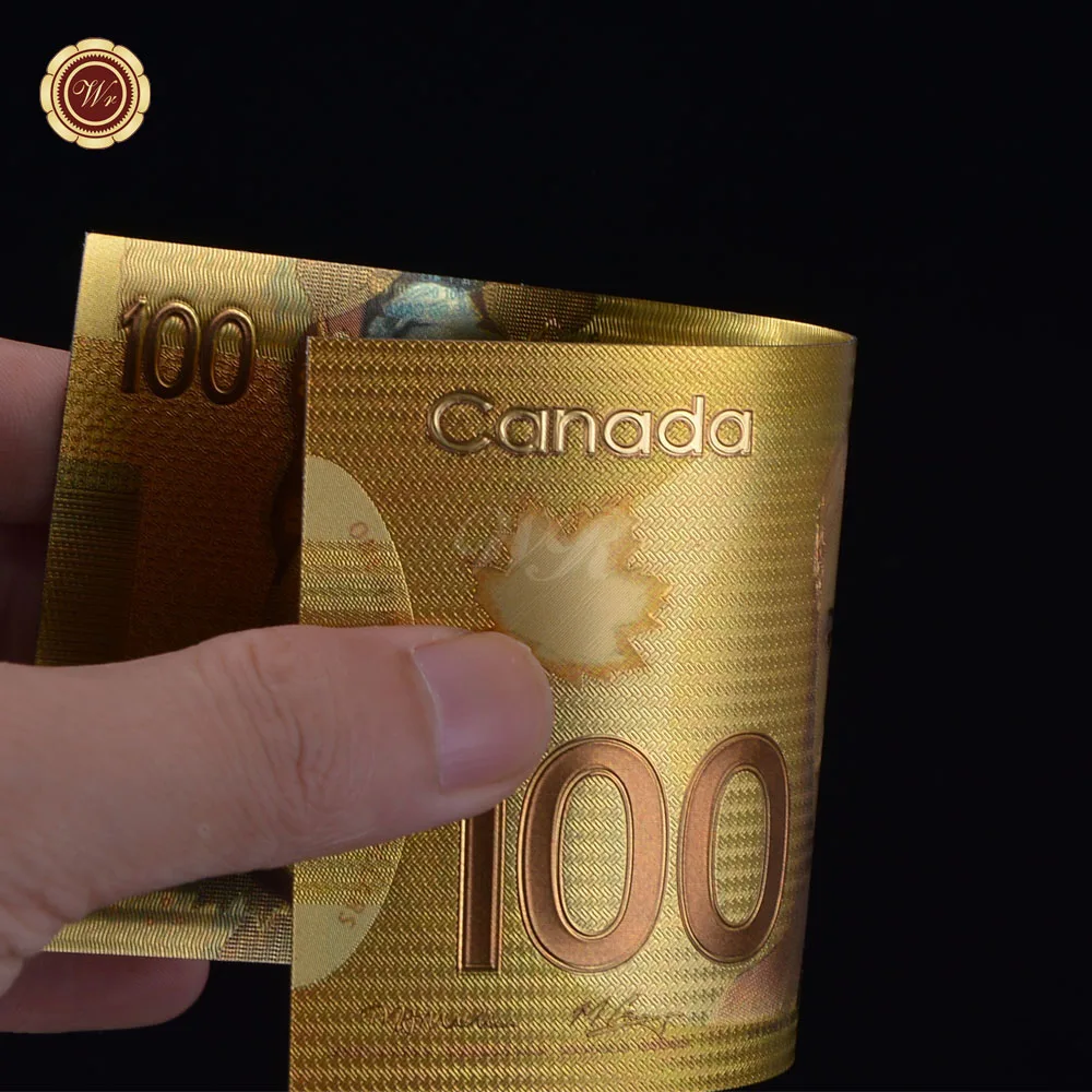 Currency Banque Du Canada Souvenir Banknote 100 Canadian Dollar Gold Currency Banque Du Canada Souvenir Banknote 100 Canadian Dollar Gold Foil Bill In Banknotes From Home Garden On Aliexpress Alibaba