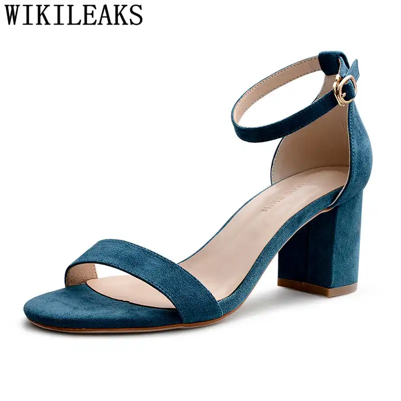 designer block heel shoes