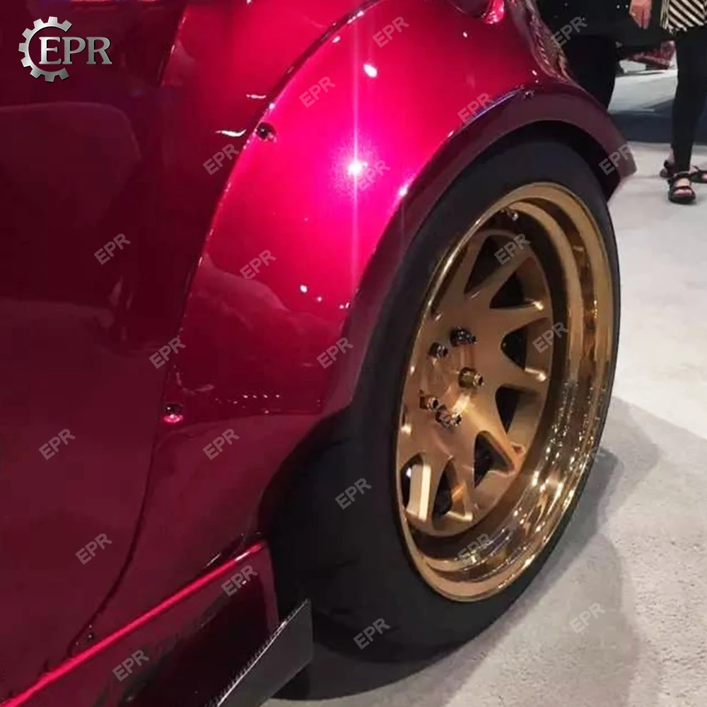 FRP Sema крыло для Hyundai Veloster стекловолокно переднее и заднее вспышки (4 шт.) Комплект