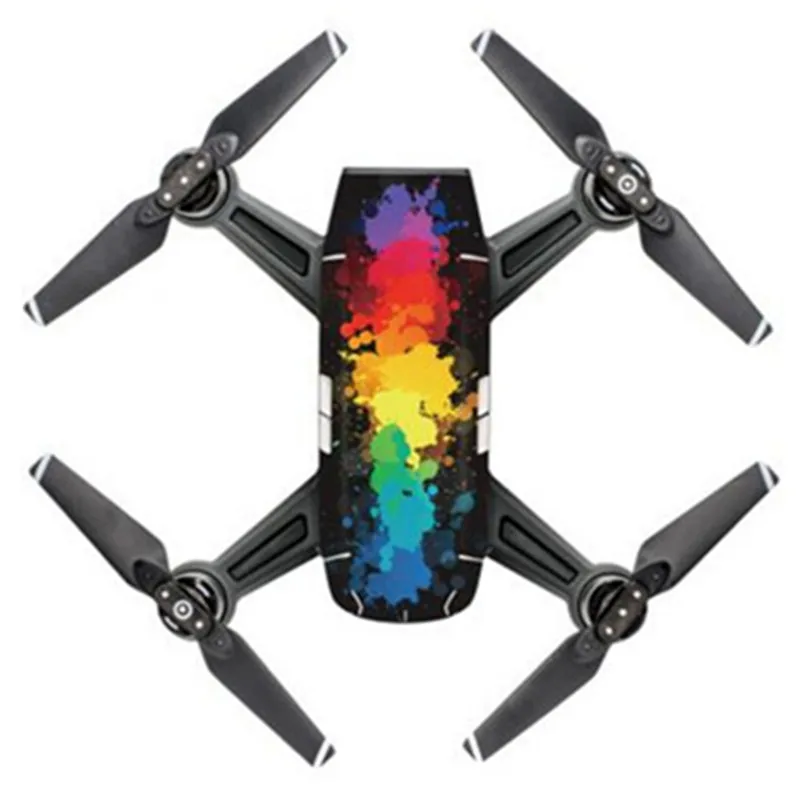 Квадрокоптер DJI SPARK RC водонепроницаемый FPV Racer Drone корпус наклейки камуфляжные