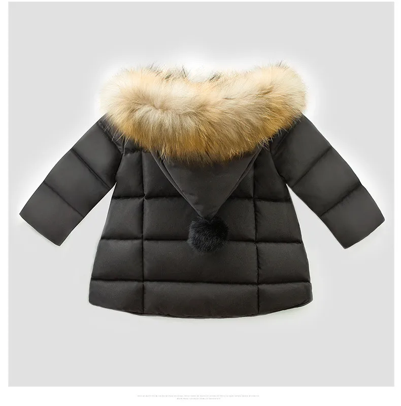 Зимние куртки для маленьких девочек Детская стеганая куртка с капюшоном Детская пуховая верхняя одежда утепленная хлопковая одежда пальто для мальчиков