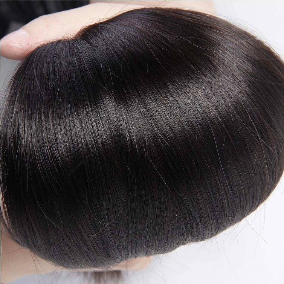 Peruvian-Straight-Hair-Bundle-with-closure-3-bundle-human-hair-weave-Virgo-Hair-lace-frontal-closure