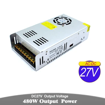 

Single Output Power Supply DC 27V 480W Power Source DC27V SMPS For LED Lighting Advertisement CNC Router Stepper Motor