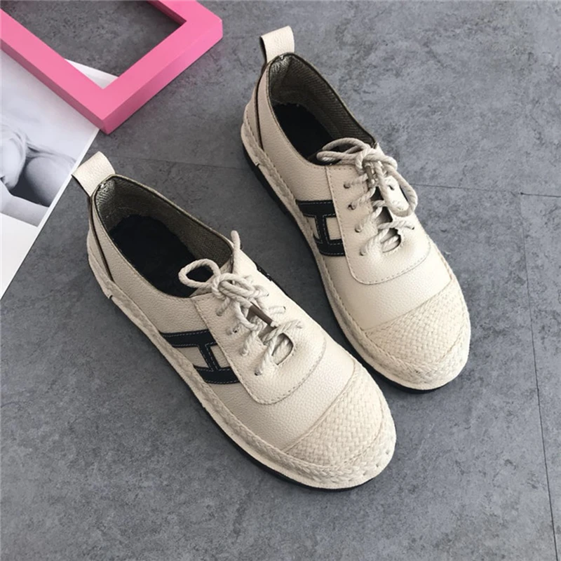 2018 Casual Couleur Beige Chaussures blanc rose Plates Solide Nouveau Printemps Bout Confortable Simple Respirant Chaussures Mode Rond FwFgrxnXq1